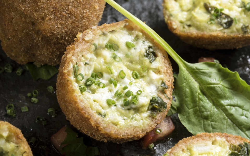 Spinach rice croquette | Yiannis Lucacos